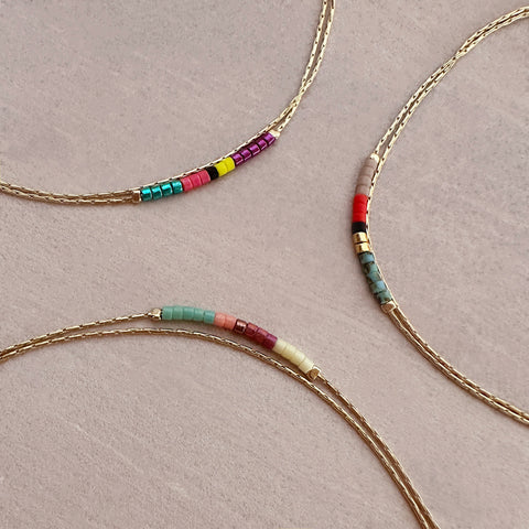 Sierra - Bracelet Fin Multicolore