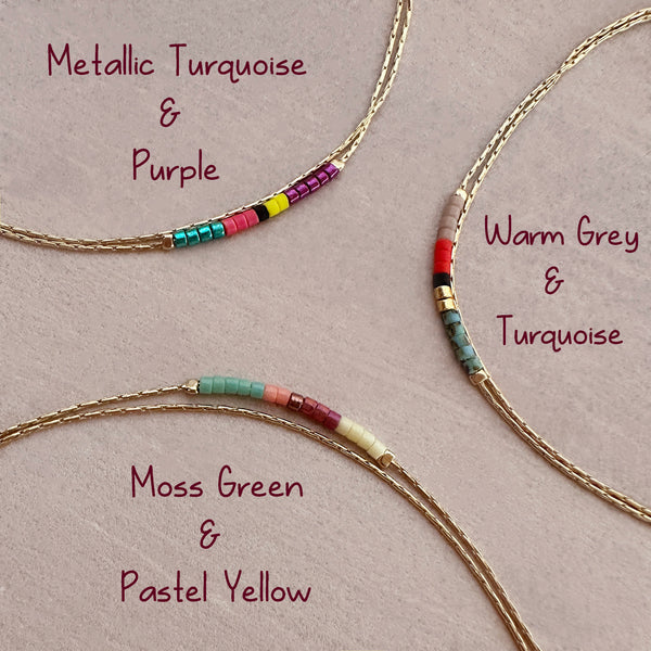 Sierra - Bracelet Fin Multicolore