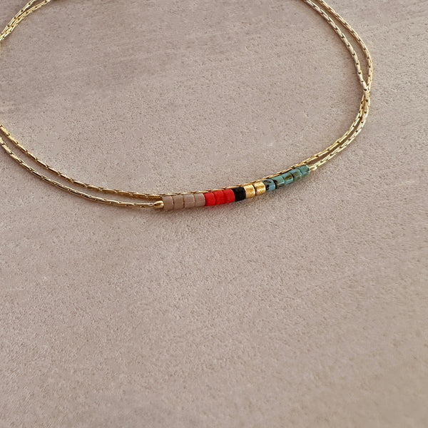 Sierra - Bracelet Fin Multicolore