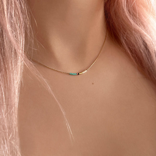 Cleo - Collier Court Minimaliste