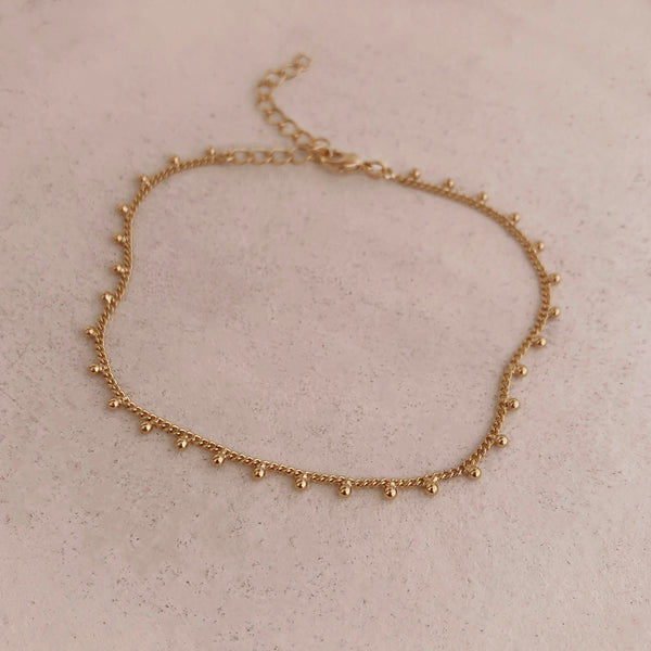 Amanda - Gold Boho Anklet