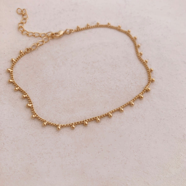 Amanda - Gold Boho Anklet