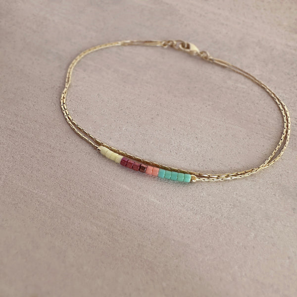 Sierra - Bracelet Fin Multicolore