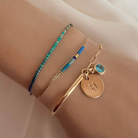 Kenzie - Bracelet Ombré Bleu