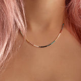 Estella - Multicolor Beaded Necklace