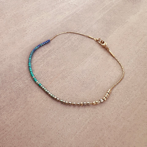Kenzie - Bracelet Ombré Bleu