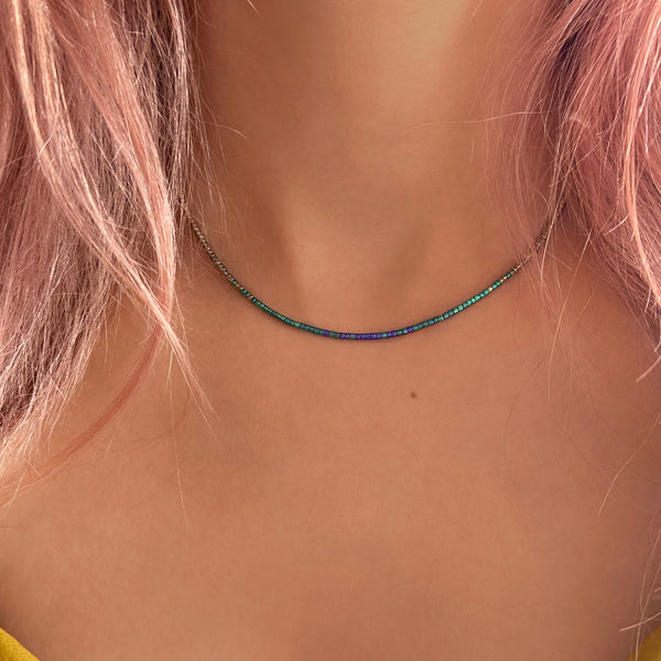 Estella - Blue Ombré Necklace