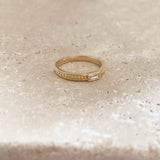 Irena - CZ Bar Ring