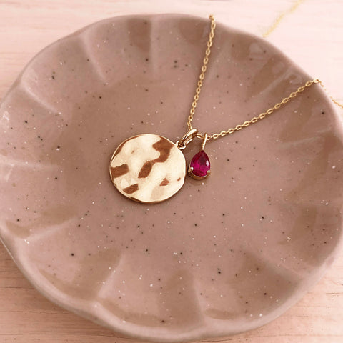 Junko - Medal Charm Necklace