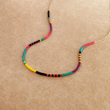 Estella - Multicolor Beaded Necklace