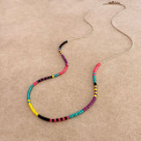 Estella - Multicolor Beaded Necklace