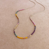 Estella - Collier Perles Multicolores