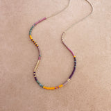 Estella - Collier Perles Multicolores