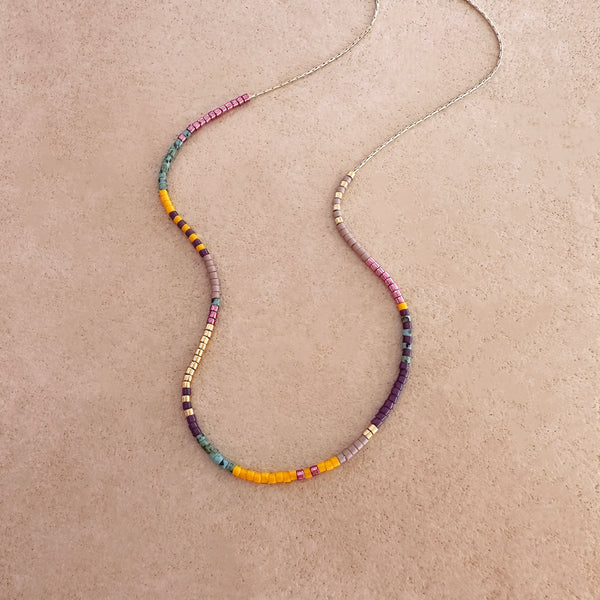 Estella - Collier Perles Multicolores