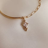 Romy - Half Cuff CZ Bracelet
