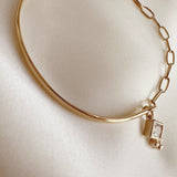 Romy - Half Cuff CZ Bracelet