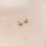 Violet - CZ Petal Studs