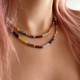 Imogen - Multicolor Gemstone Necklace