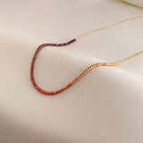 Estella - Collier Perles Ombré