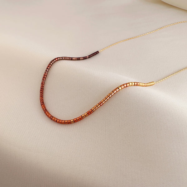 Estella - Collier Perles Ombré