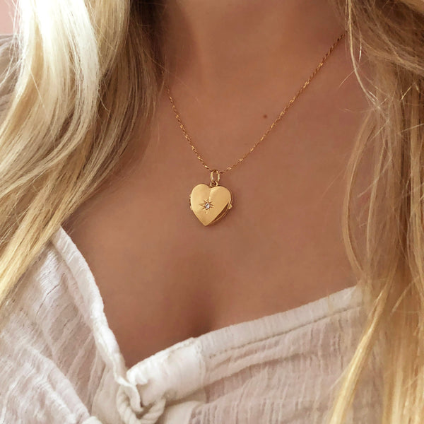 Aiko - Collier Porte-Photo Coeur