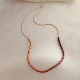 Estella - Collier Perles Ombré