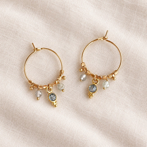 Inaya - Boucles Topaze