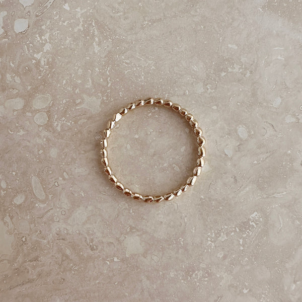 Paulina - Bague Perlée Irrégulière
