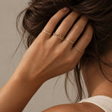 Paulina - Bague Perlée Irrégulière