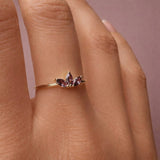 Mariah - Bague Triple Marquise