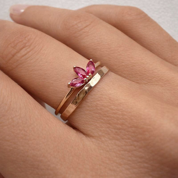 Mariah - Bague Triple Marquise