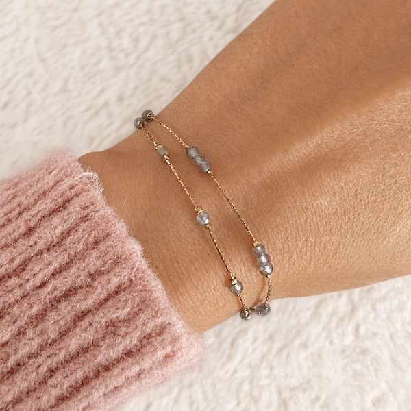 Meera - Bracelet Perles Labradorite
