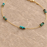 Meera - Turquoise Bead Bracelet