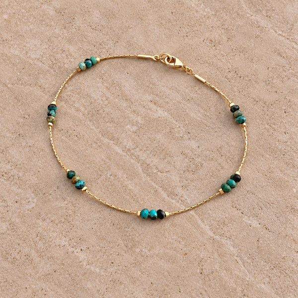 Meera - Turquoise Bead Bracelet