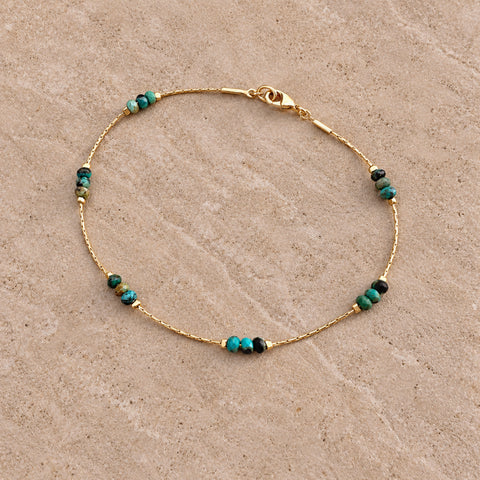 Meera - Bracelet Perles Turquoise