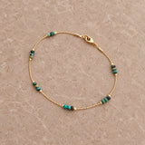 Meera - Turquoise Bead Bracelet