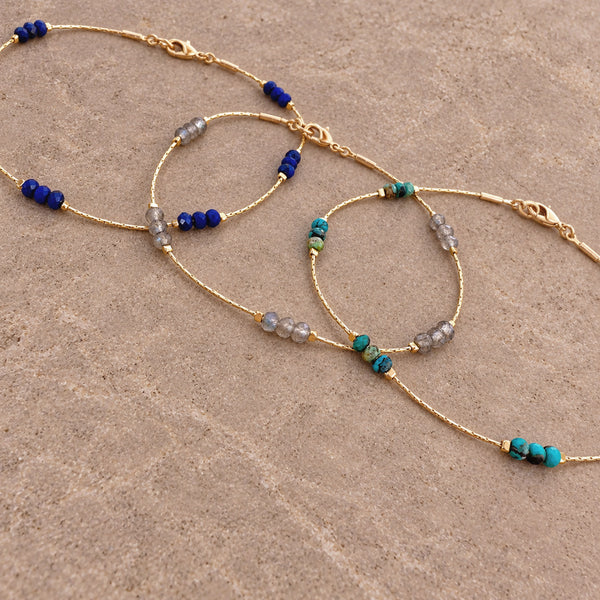 Meera - Bracelet Perles Labradorite