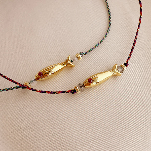 Nevyl - Gold Fish Bracelet