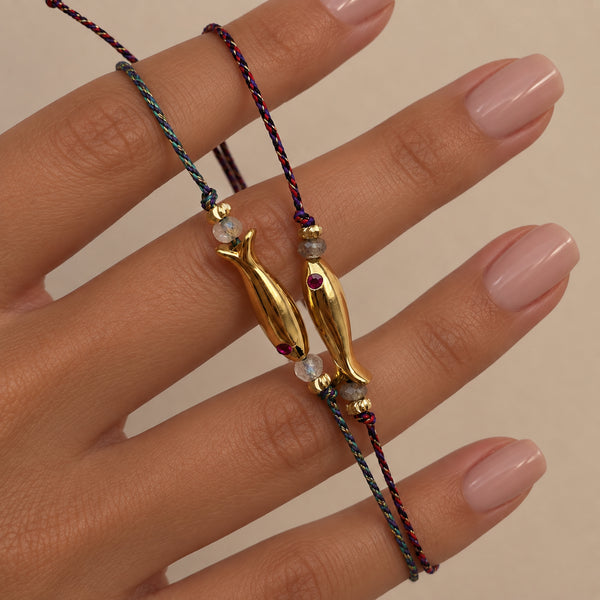 Nevyl - Gold Fish Bracelet