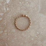 Rayna - Dainty Rope Ring
