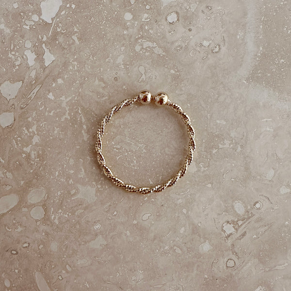 Rayna - Dainty Rope Ring