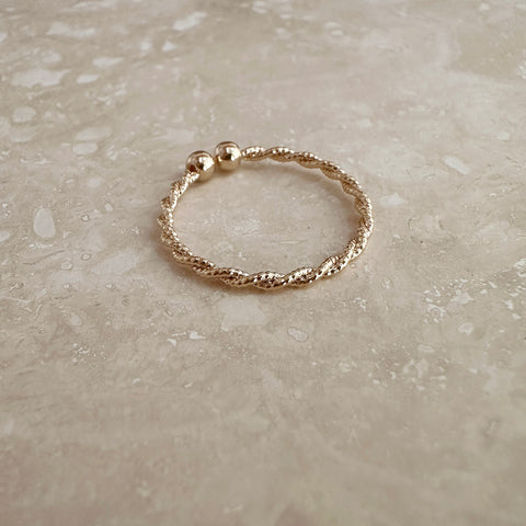 Rayna - Bague Fine Torsadée