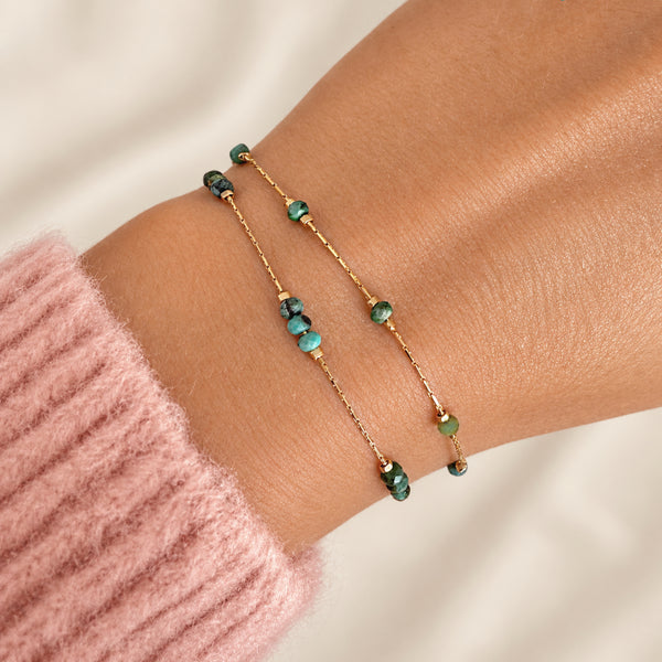 Meera - Turquoise Bead Bracelet
