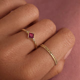 Romina - Bague Texturée