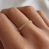 Romina - Bague Texturée