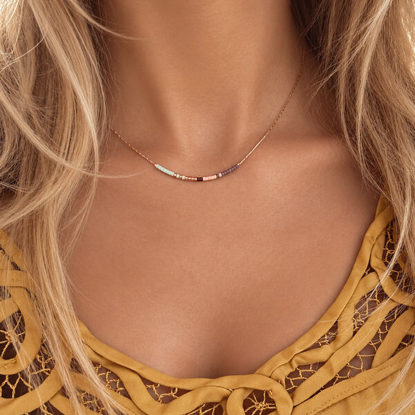 Savannah - Minimalist Rose Gold Necklace