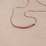 Savannah - Minimalist Ombre Necklace