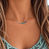 Savannah - Blue Ombré Necklace