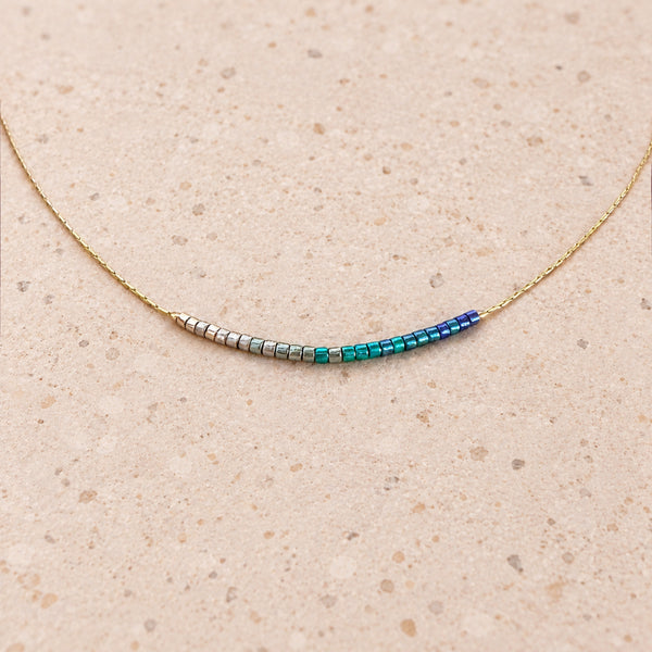 Savannah - Blue Ombré Necklace