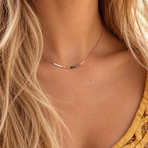 Savannah - Collier Or Rose Minimaliste